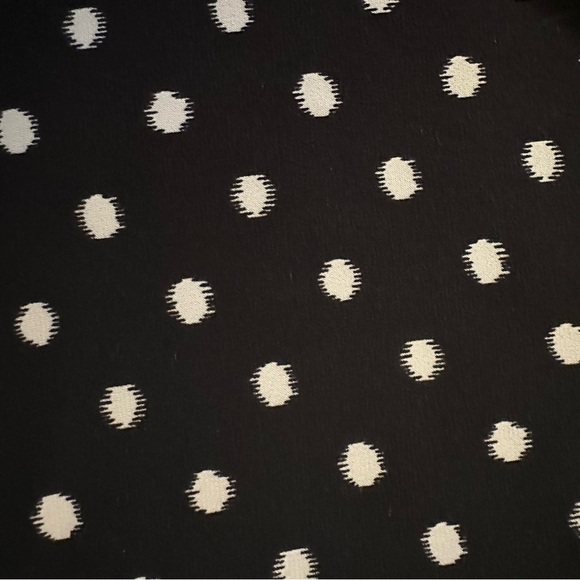 Clara Sunwoo Faux Wrap Dress Polka Dot Wrinkle Free Size Small Business V Neck - Picture 8 of 8